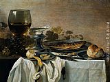 Still Life with Fish by Pieter Claesz